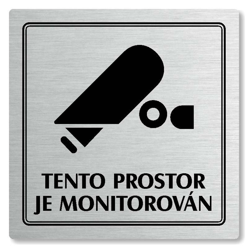 Piktogram Kamera s popisem - Exteriér